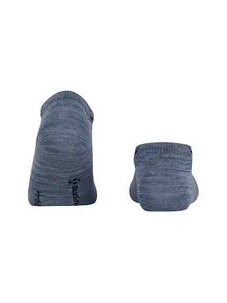BURLINGTON | Chaussettes sneaker femme 36-41 SOHO VIBES light jeans | hellblau